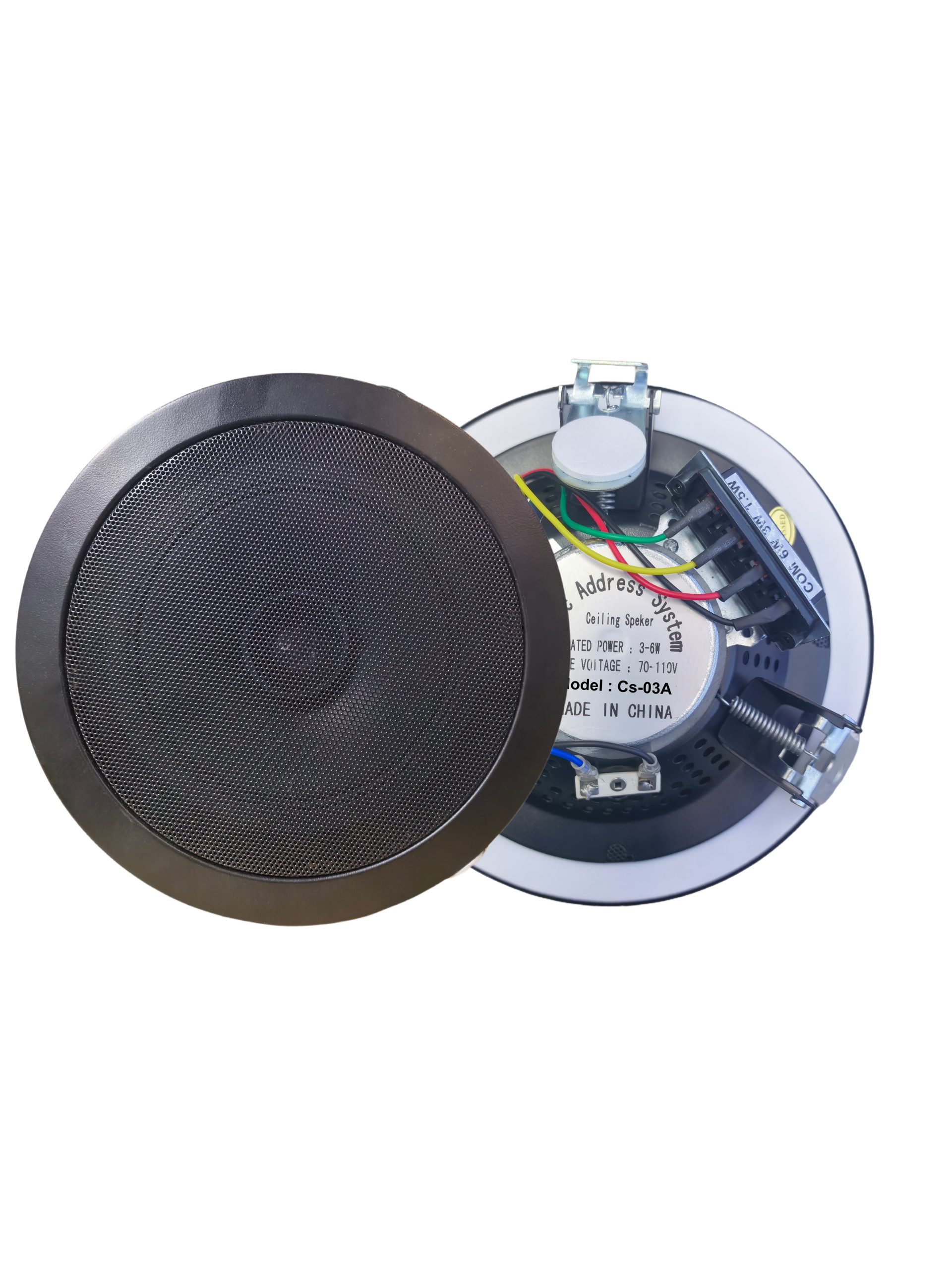 Commercial-Grade 6-inch In-Ceiling Speakers for Background Music & Announcements